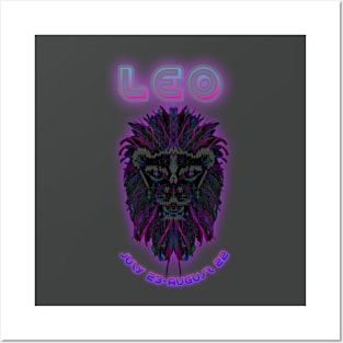 Leo 5b Gray Posters and Art